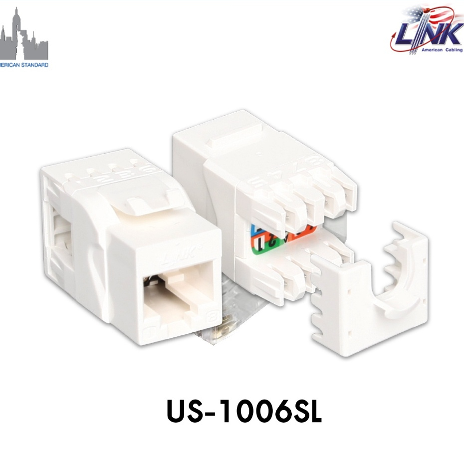 LINK (US-1006SL) Jack RJ45 CAT6 หัวเต้ารับตัวเมีย CAT6 | Shopee Thailand