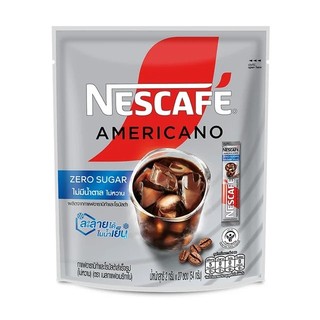 Nescafe Americano công thức không đường, đóng gói 27 túi, mỗi túi 2 g