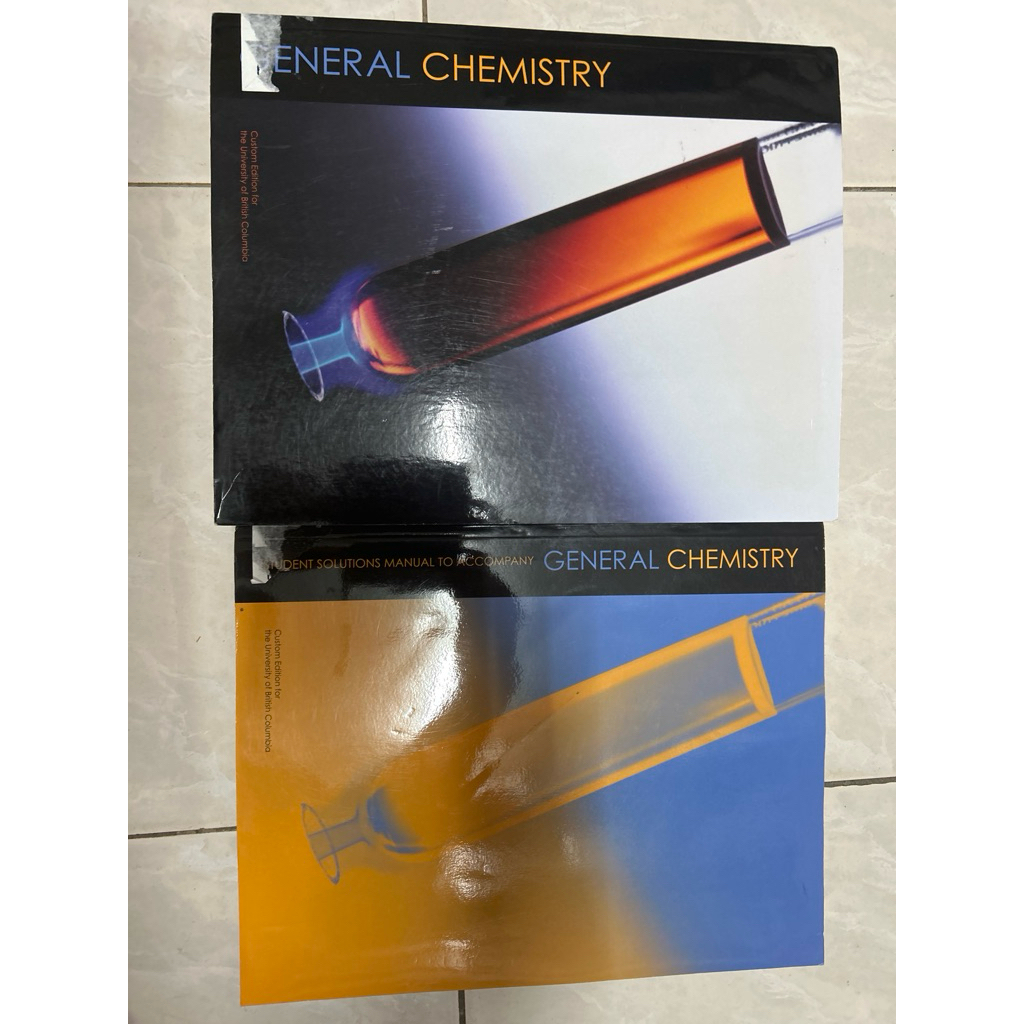 general chemistry มือสอง ขายเป็นชุด 2 เล่ม | Shopee Thailand