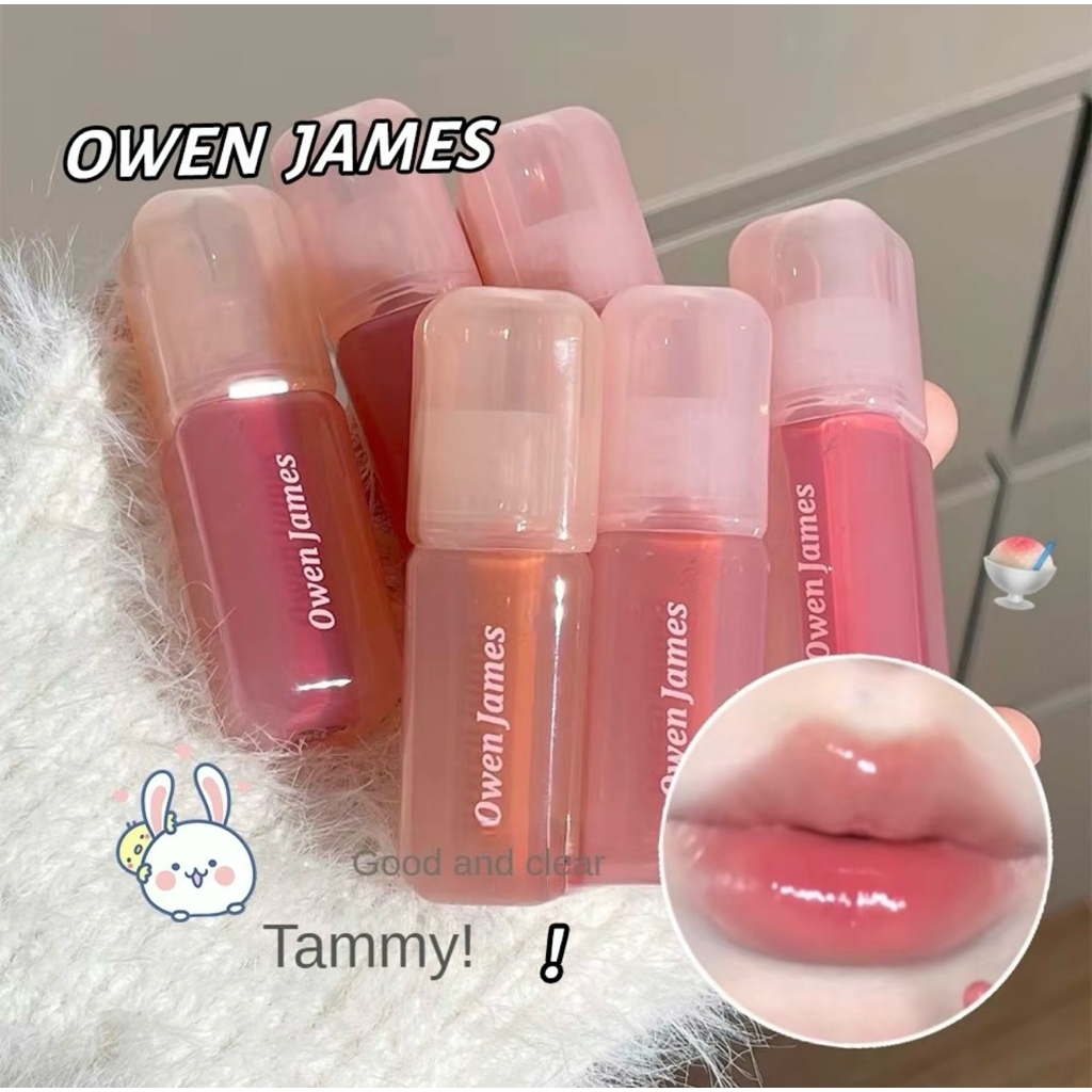 owen james บำรุงริมฝีปากชุ่มชื่น ฉ่ำวาว Lip Gloss ไม่เหนียวเหนอะหนะ กัน ...