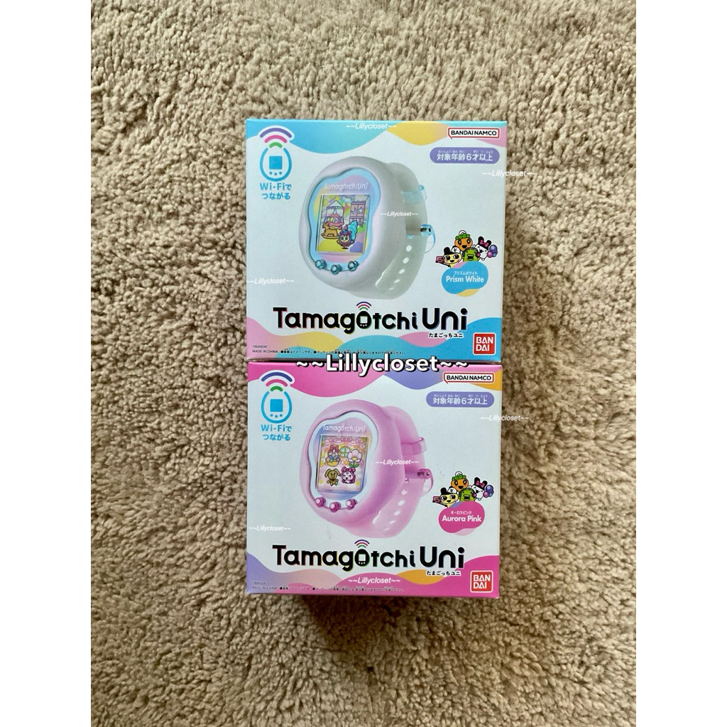 Tamagotchi Uni Prism White / Tamagotchi Uni Aurora Pink
