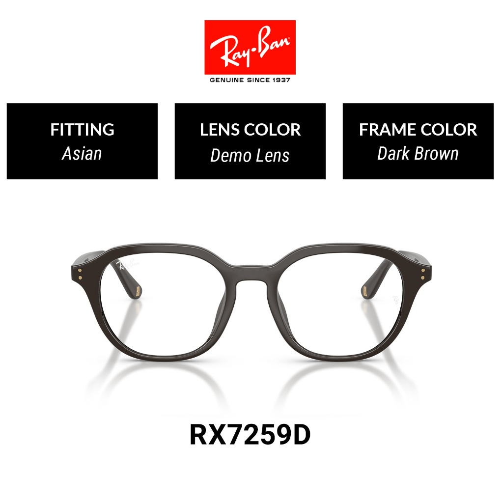RAY-BAN VISTA - RX7259D 8493 Eyeglasses | Shopee Thailand