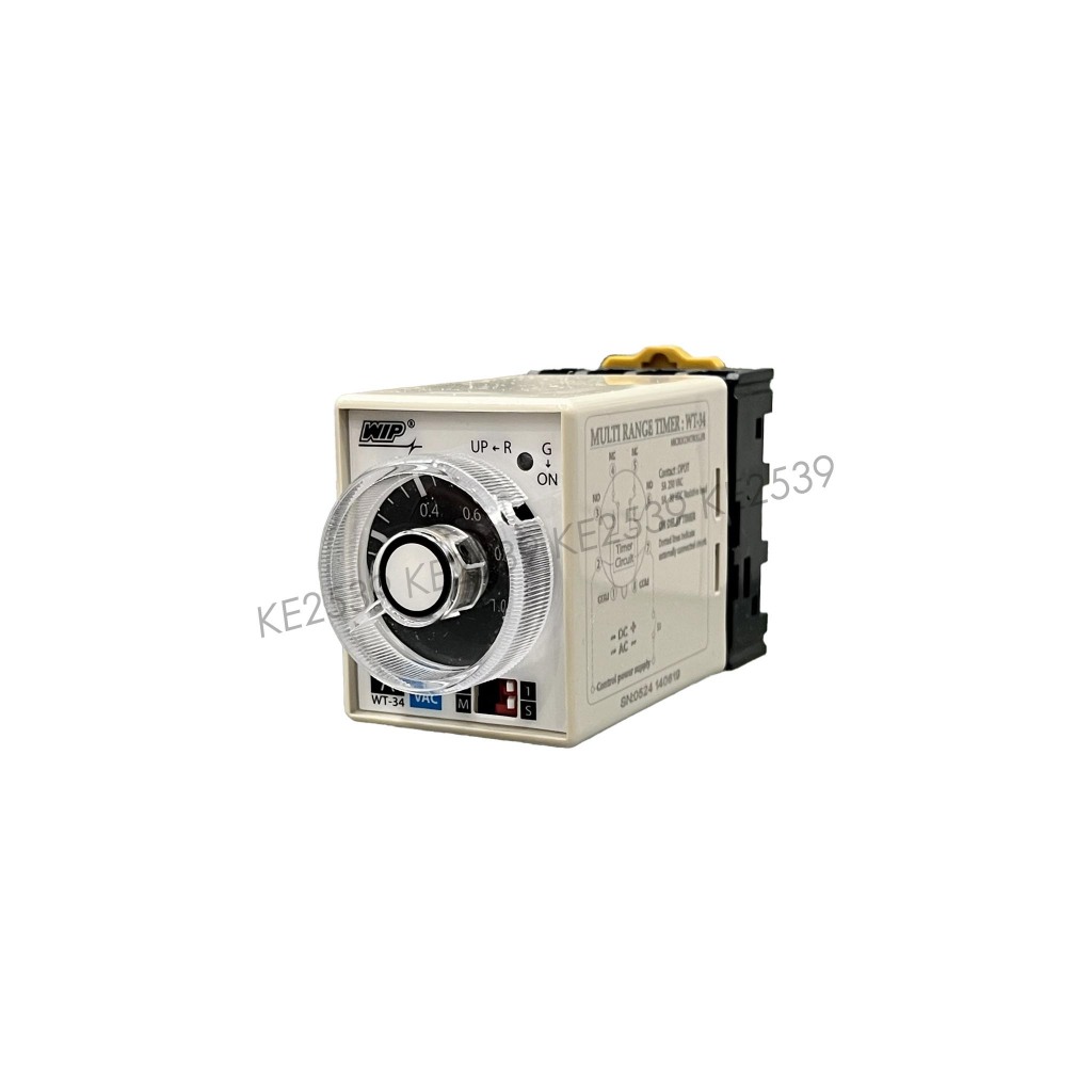WIP ไทม์เมอร์หน่วงเวลา WT-34 220VAC 380VAC Type A-B-C-D TIMER ไทมเมอร์ ...