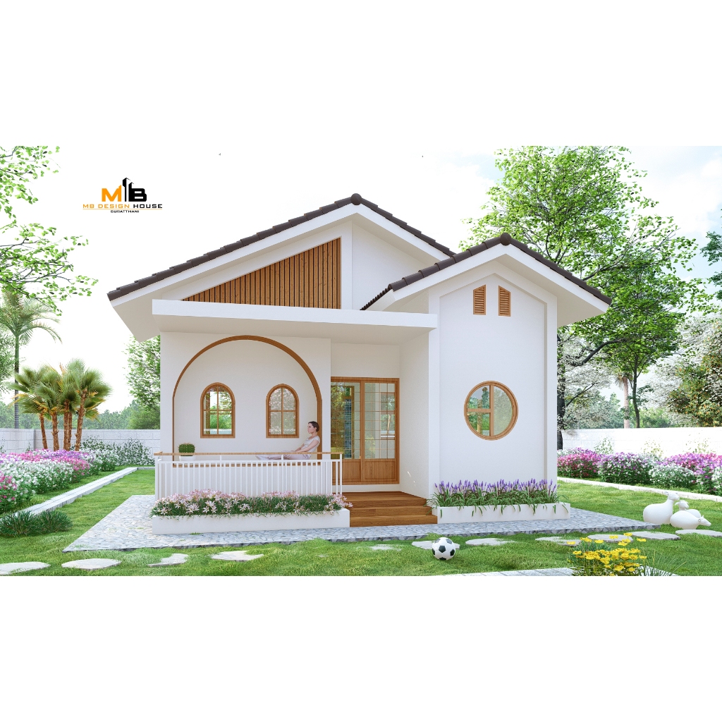 T01 แบบบ้านสำเร็จรูป 31.50 ตรม. แบบบ้านมินิมอล งบ4.5 แสน | Shopee Thailand