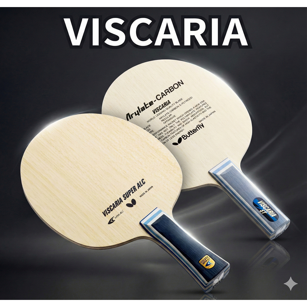 ไม้ปิงปอง Butterfly Viscaria Table Tennis Racket ALC / SUPER ALC From ...