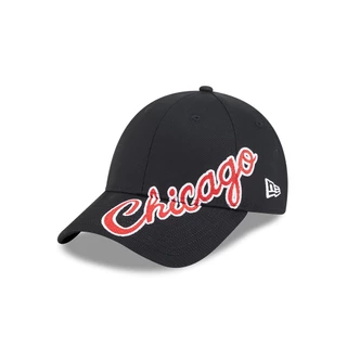 New Era หมวกรุ่น CHICAGO BULLS MIX LEAGUE CROSS PANELS BLACK 9FORTY CAP