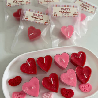 โปรโมชั่น Flash Sale : เทียนหอม Valentine’s Day🩷🔓 15g พร้อมซองsticker ของขวัญน่ารักๆ🎁🍒