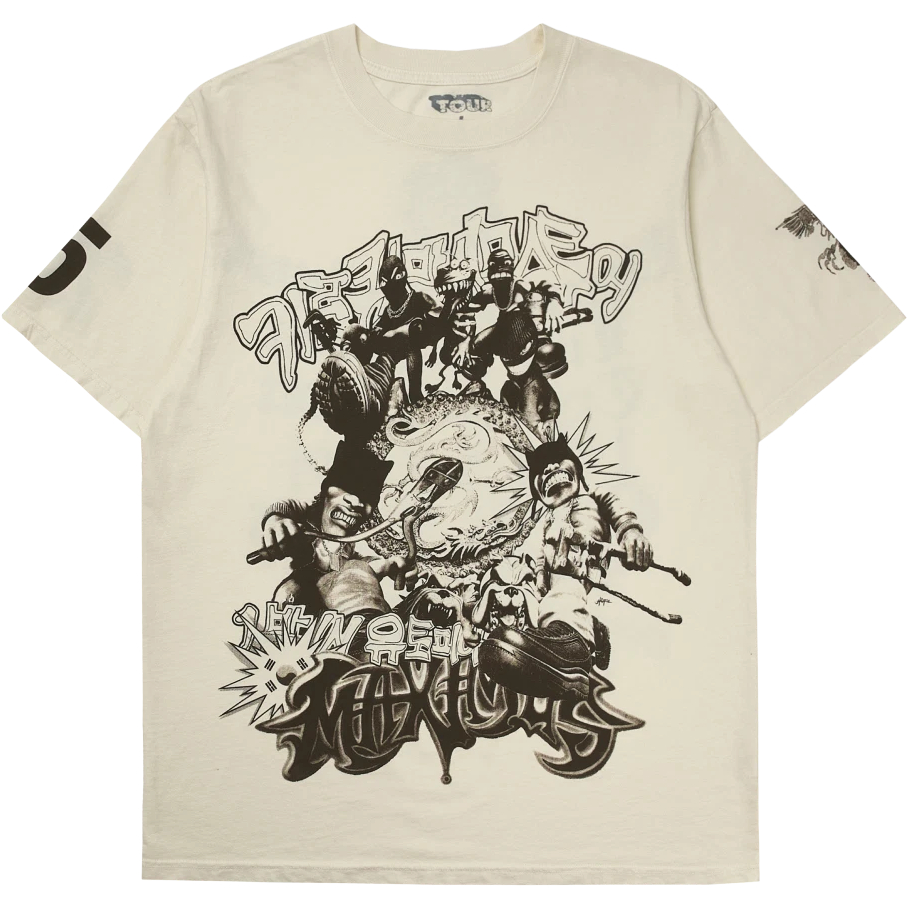 Travis Scott Merch Asia Tour 2025 Maximus In Tokyo Tee (WHITE