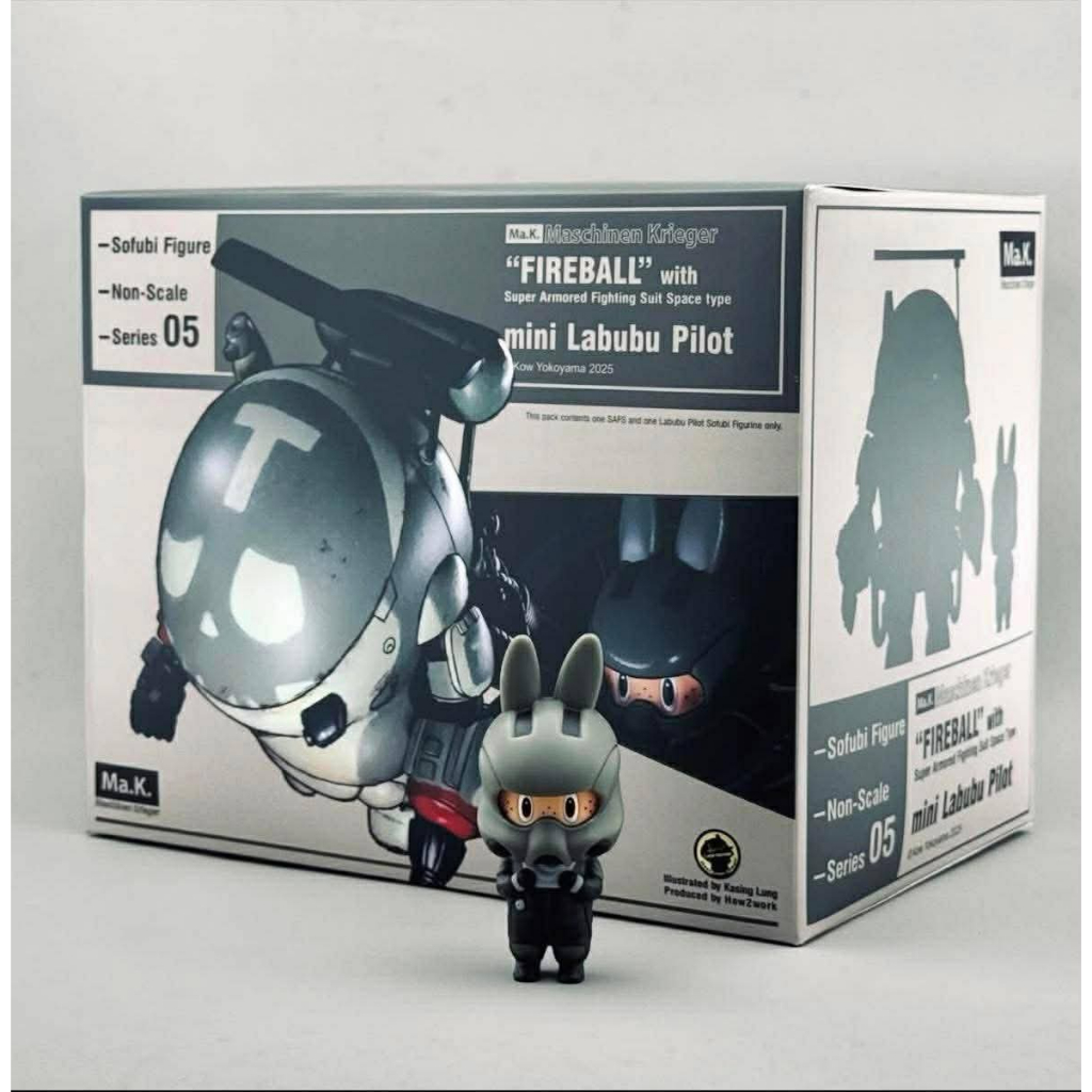 ⚡พร้อมส่ง⚡ Labubu The Monsters Ma.k Pilot Series 05 Fireball ลา