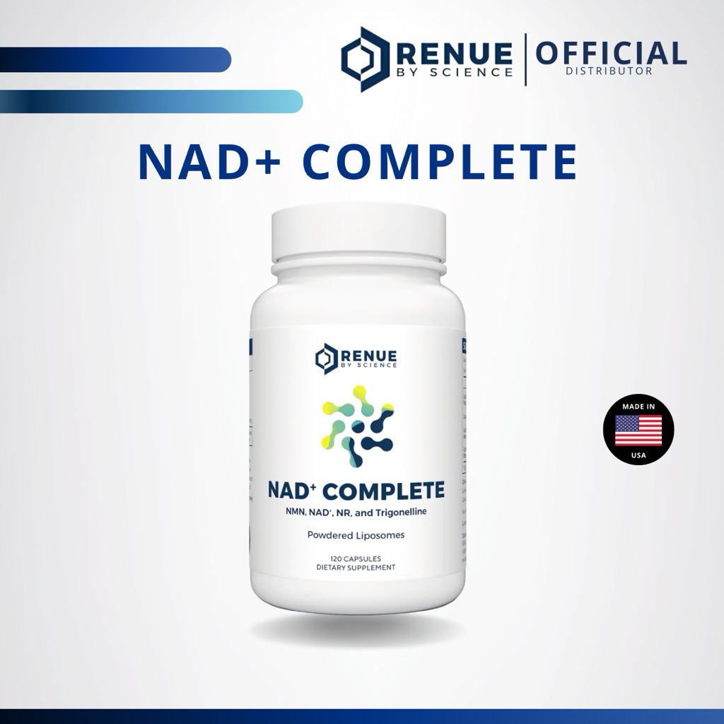 NAD+ Complete (120 แคปซูล) RENUE BY SCIENCE แท้จาก USA มีครบทั้ง NMN ...