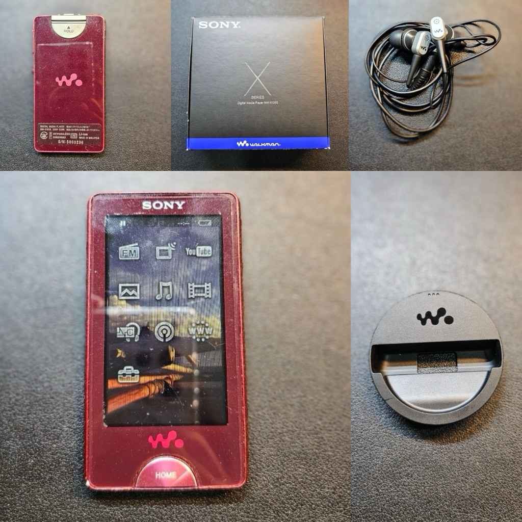 Sony NW-X1050 16GB (สีแดง) งานกล่อง อุปกรณ์แน่นนนนนนมากกก!!!! มี