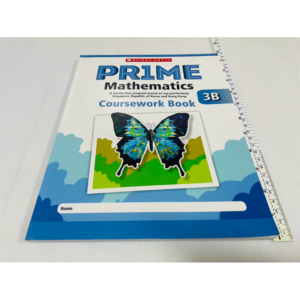 สภาพดี หนังสือเรียนคณิตศาสตร์ ป.3 Prime Mathematics Coursework Book 3B ...