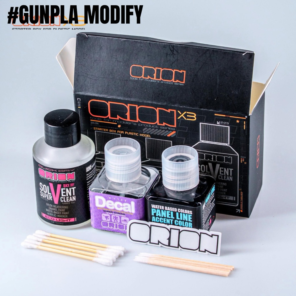 ORION X3 ชุดเริ่มต้นงานโมเดล Starter Box For Plastic Model | Shopee ...