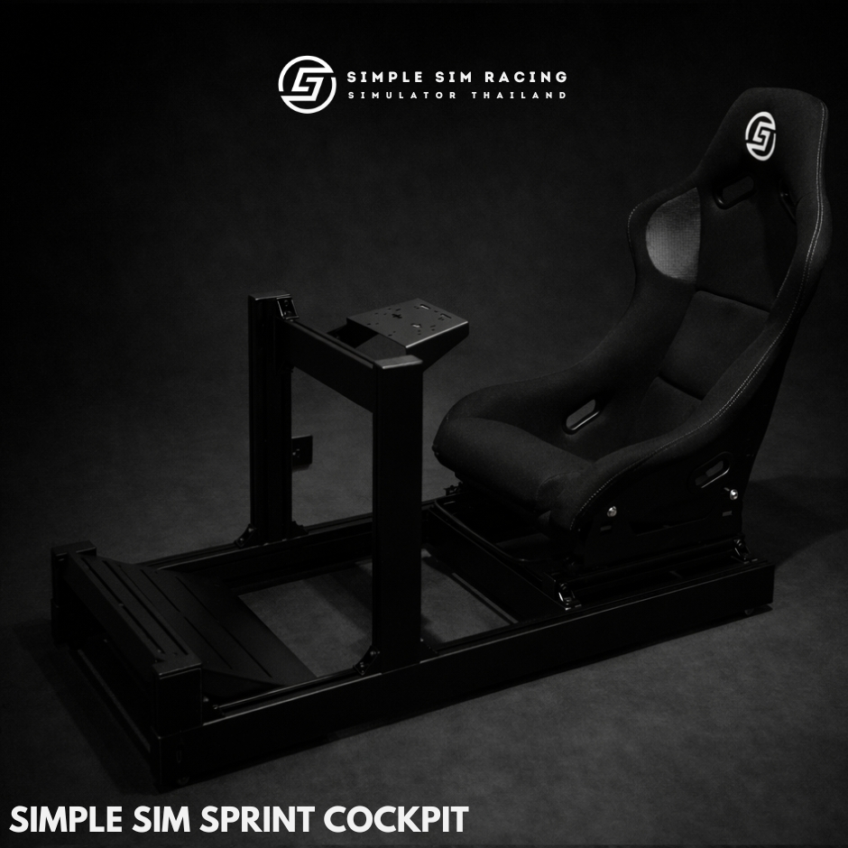 ***ทักแชทเพื่อส่งที่อยู่จัดส่ง***Simple Sim Racing Sprint Cockpit ...