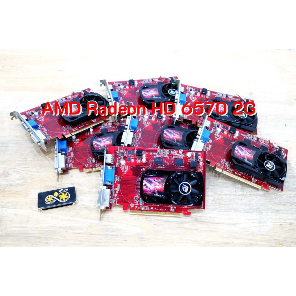 การ์ดจอ AMD Radeon HD 6570 2G เล่นเกมส์เบาๆได้ครับ | Shopee Thailand