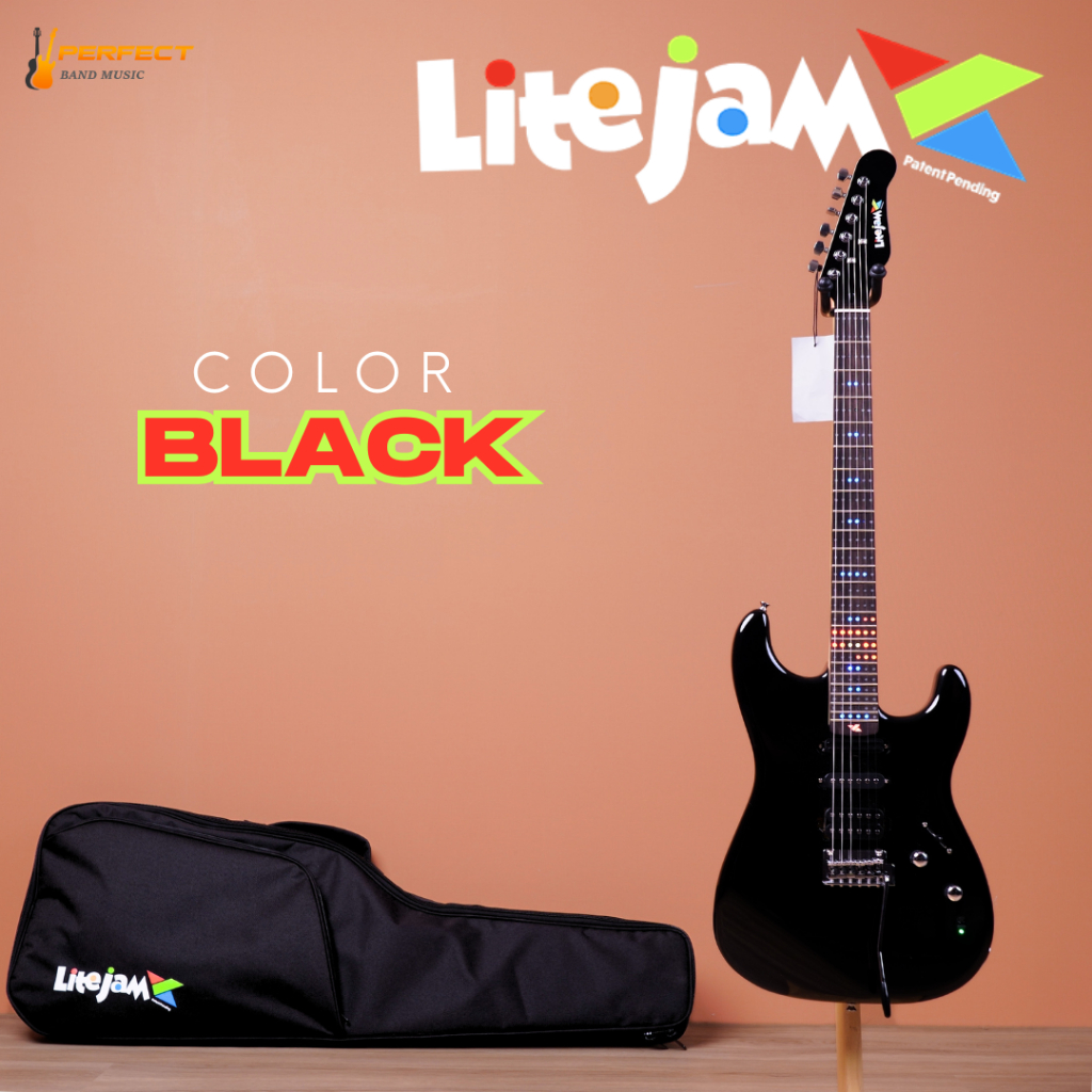 Lite Jam Smart Guitar RGB24 สมาร์ทกีต้าร์ Full-Spectrum RGB Fretboard ...