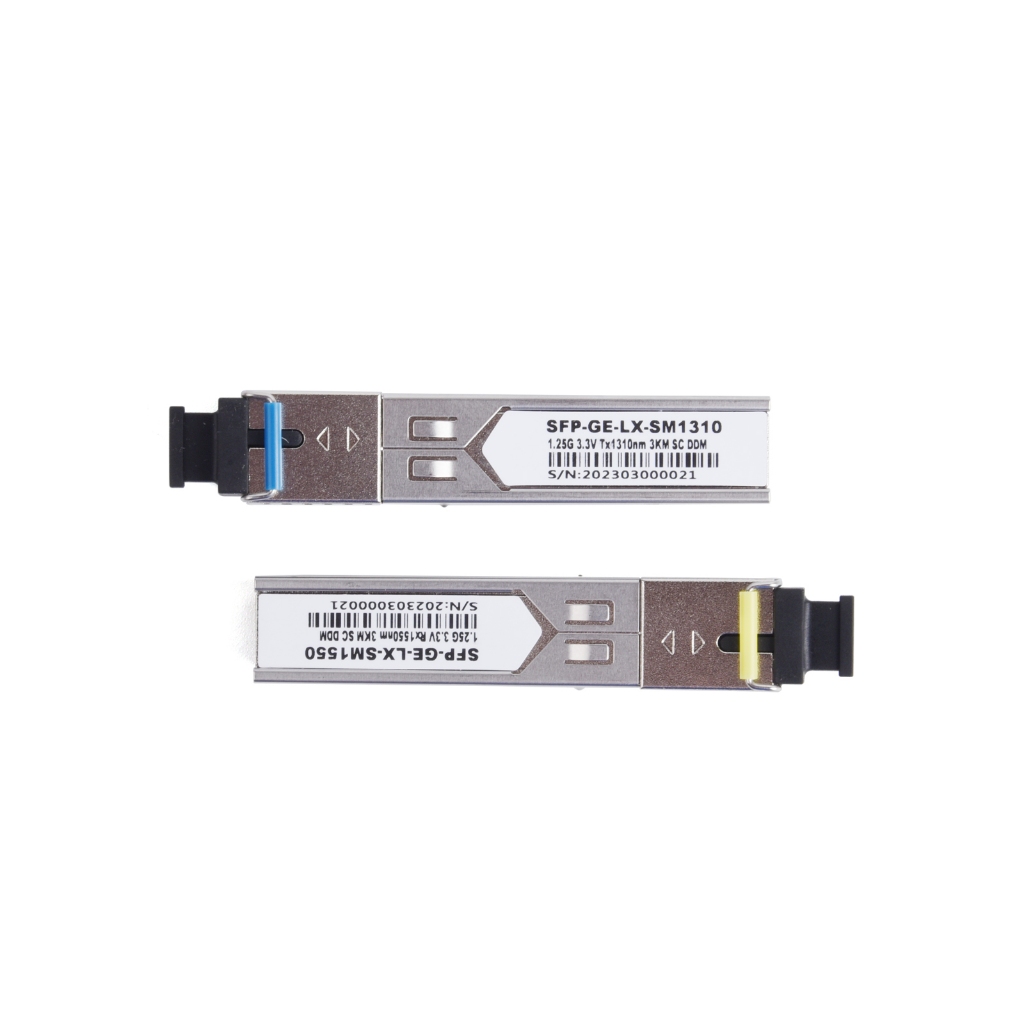 SFP Module 1Pair SC Single Mode 1.25G 1310nm 1550nm A+B สำหรับ Switch ...