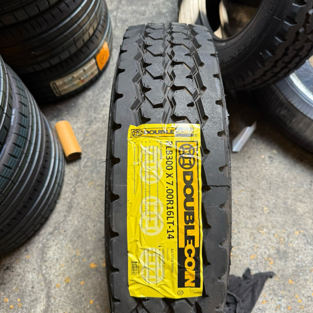 Double coin ขนาด 7.00-16 รุ่น RLB300 ปี 2024 ผ้าใบ 16 ชั้น จำนวน 1 เส้น ...