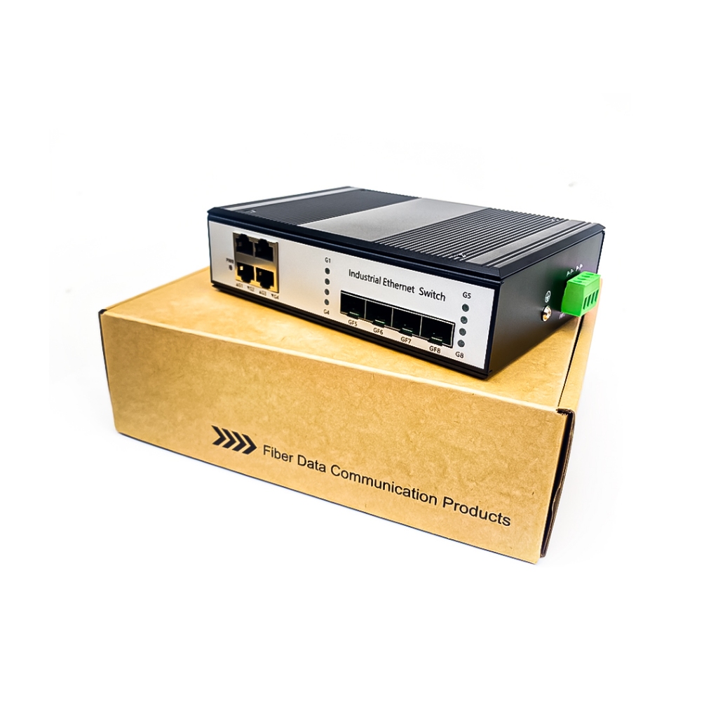 Industrial Network Switch 4 GE + 4 SFP | Shopee Thailand