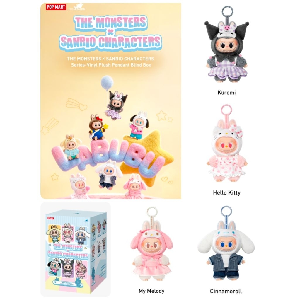 Labubu sanrio. ของเท้ popmart. พร้อมส่ง | Shopee Thailand