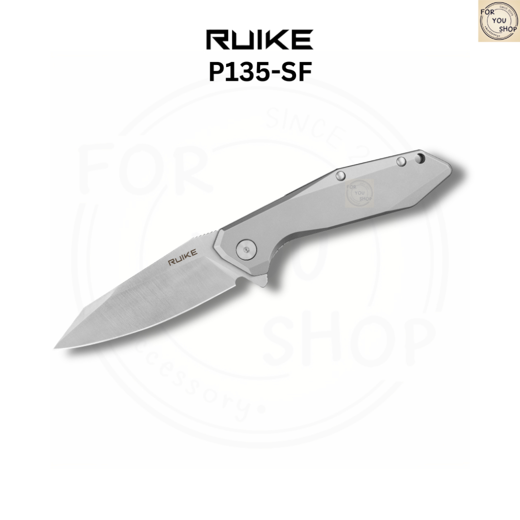 มีดพับ RUIKE P135-SF EDC Reverse Tanto ใบมีด Sandvik14C28N 3.62นิ้ว ...