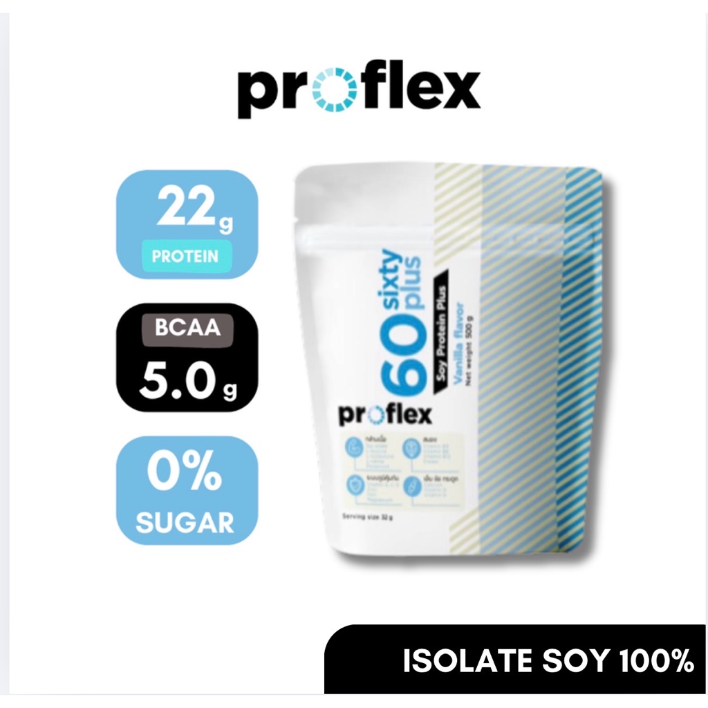 Proflex soy protein 60+ รสวนิลา สำหรับผู้ใหญ่ | Shopee Thailand