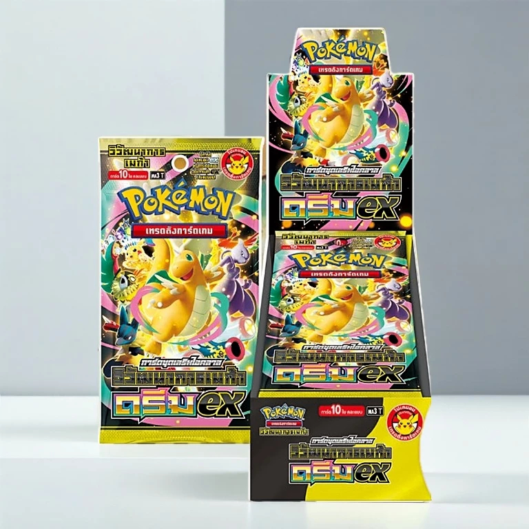 [ Pokemon ] MA3 วิวัฒนาการเมก้าดรีมex Booster Box การ์ดภาษาไทยและ ...