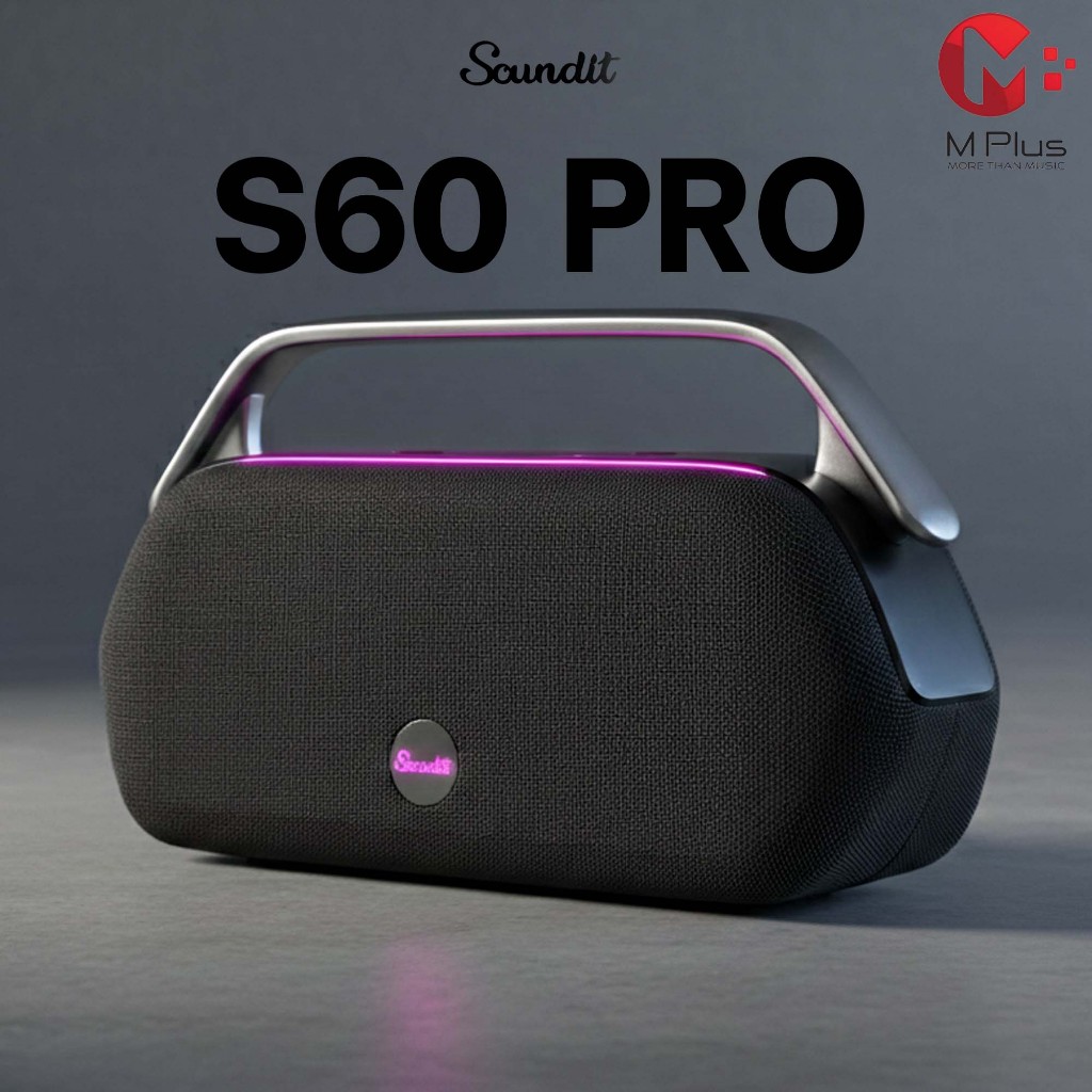 SOUNDIT S60PRO ลำโพงบลูทูธไร้สายพร้อมไมค์ฟรี 1 อัน สั่งการด้วยระบบ ...