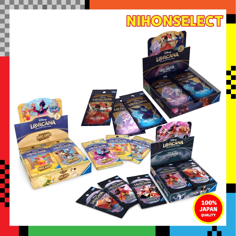 Disney Lorcana TCGJapanese Version Booster Pack 1-3 THE FIRST