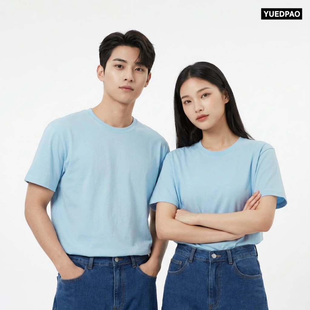 Yuedpao Ultrasoft Non-Iron (Unisex) - Round Neck เสื้อยืดคอกลม สีพื้น ผ้านุ่ม ใส่สบาย ไม่ต้องรีด ยืดเปล่า Set Colorful thumbnail 8