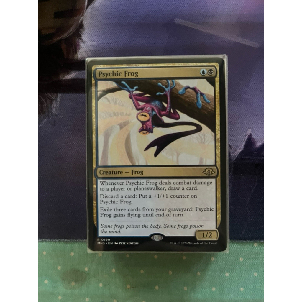 การ์ด MTG Psychic Frog Multi Magic the Gathering EDH รุ่น MH3 สภาพ Ex ...