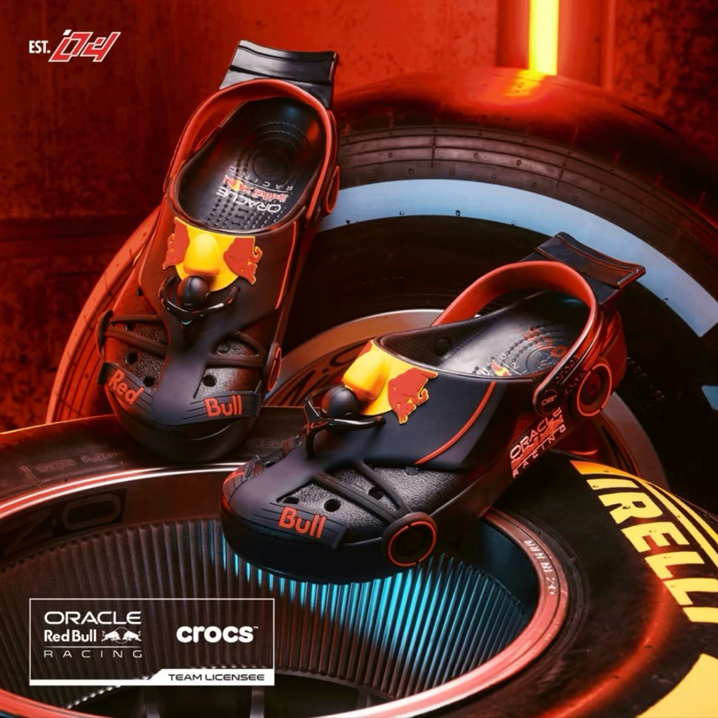 (พร้อมส่ง) ของแท้ 100% CROCS X ORACLE RED BULL RACING CLASSIC CLOG ...