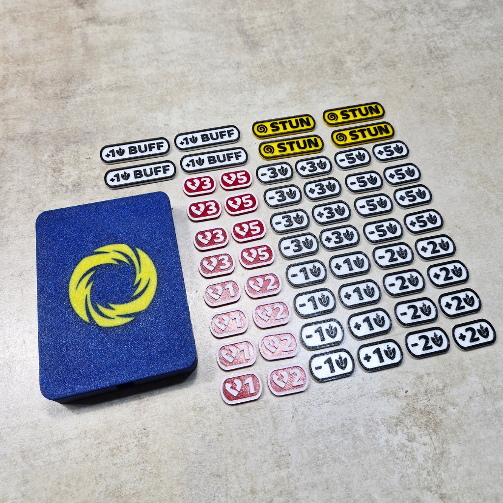 Riftbound Token & Case ชุดโทเคนและกล่องเก็บสำหรับบอร์ดเกม Riftbound ...