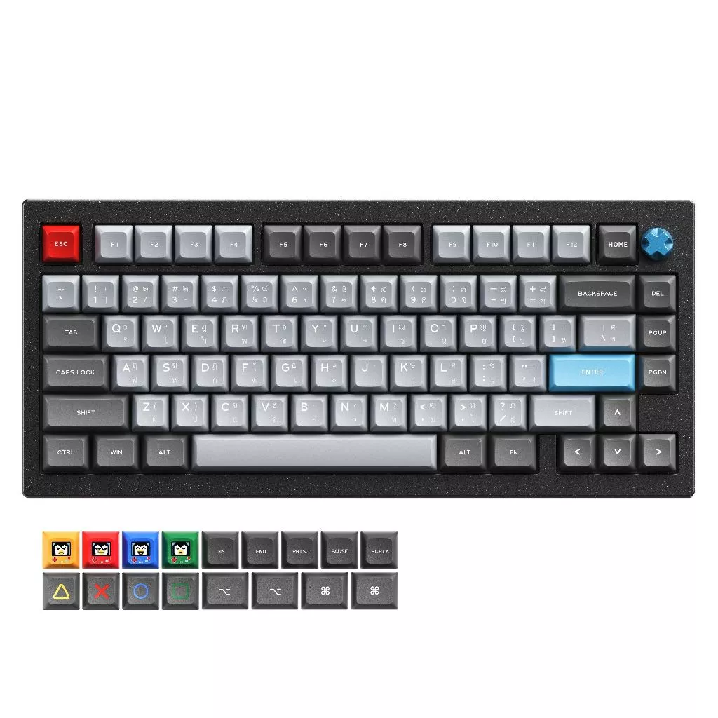 DEKAY GALAXY75 มีภาษาไทย (TH) เสียงครีมมี่ Ultra Creamy Aluminum keyboard Bluetooth GALAXY 75 รูปที่ 3