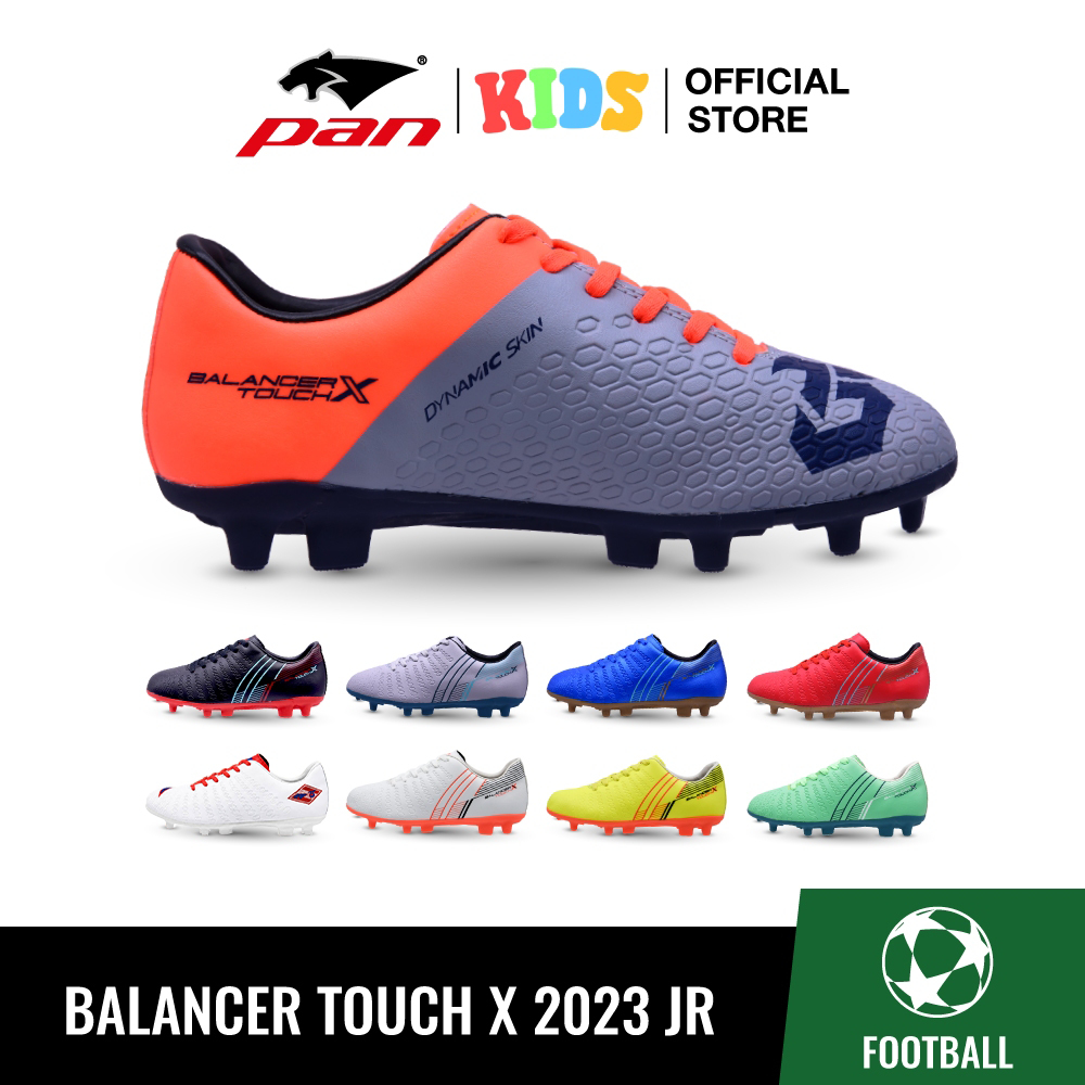 [PANTSDGWS ลด 100] PAN รองเท้าฟุตบอล ธีราทร บุญมาทัน เด็ก BALANCER TOUCH X JR T5 รหัส APF151B