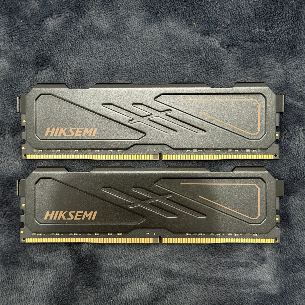 32GB (16GBx2) DDR4 3200MHz HIKSEMI ARMOR DDR4 INTEL XMP - BLACK แรมพีซี) Memory RAM (หน่วยความจำ) แรม มือสอง