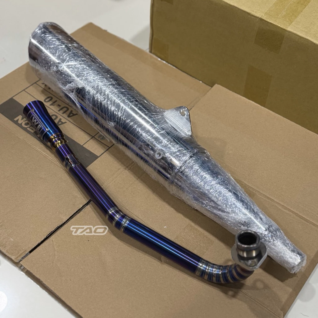 ท่อเวฟ125Rsi ปลายแท้ คอไทเทเนี่ยม WE THAILAND รูปที่ 2
