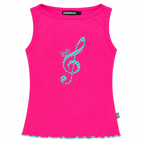 VGH MELODY LOGO GREEN TANK TOP