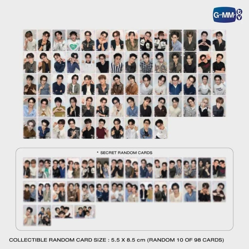 GMMTV ALL EYES HERE RANDOM CARD POND PHUWIN FORCE BOOK JOONG DUNK