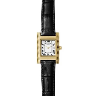 LAPHONT STRIATA WATCH MEDIUM GOLD CASE WHITE DIAL