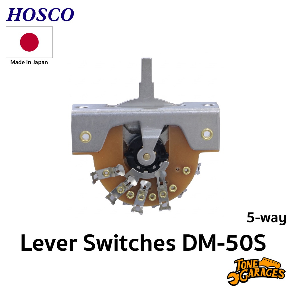Hosco DM-50S Lever Switch 5-Way Vintage style Nickel สวิตช์กีต้าร์ไฟฟ้า ...