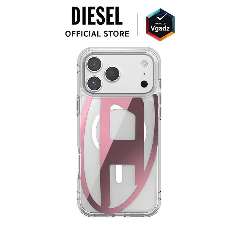 Diesel เคส iPhone 17 Pro / 17 Pro max รุ่น Oval D Metallic Case