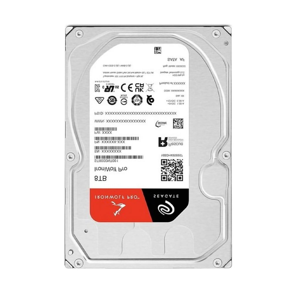 SEAGATE 8 TB HDD IRONWOLF PRO (7200RPM, 256MB, SATA-3, ST8000NT001