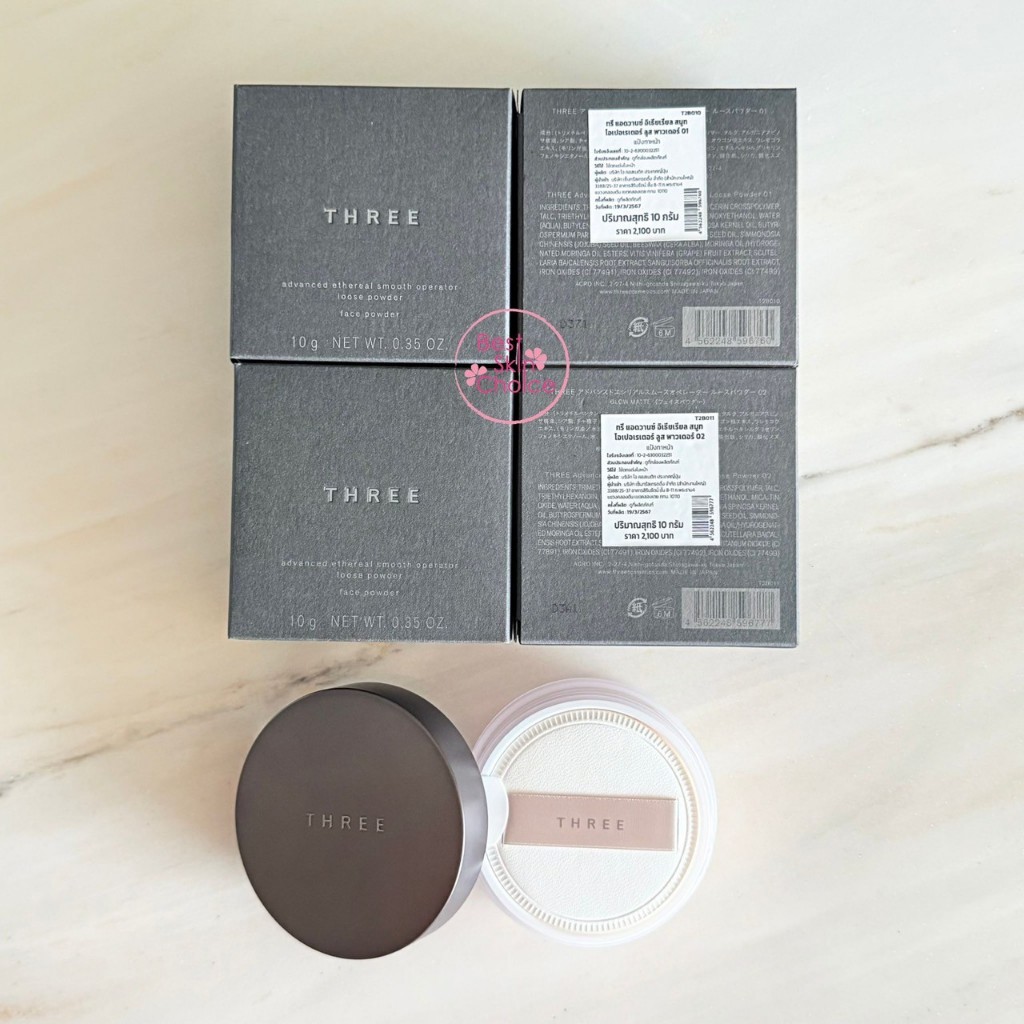 NEW THREE #01 #02 Advanced Ethereal Smooth Operator Loose Powder 10g ...