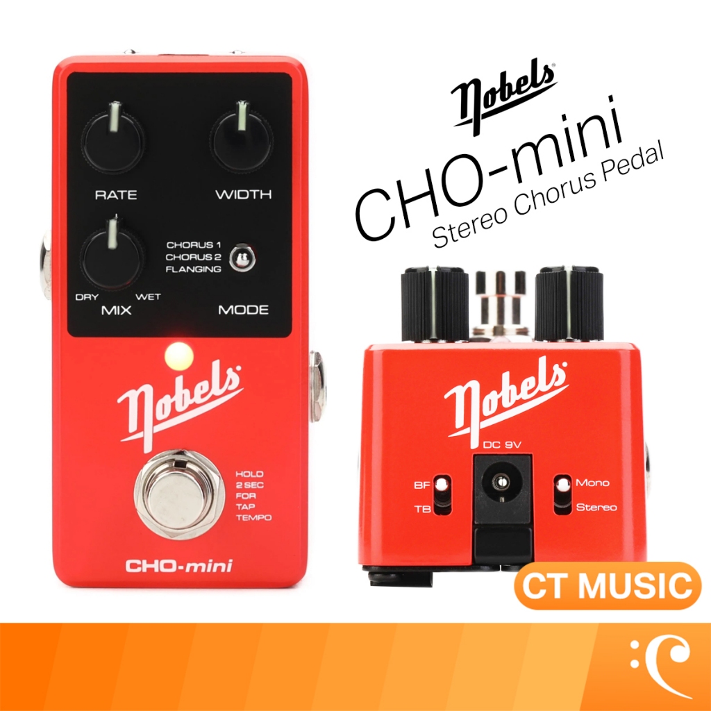 Nobels CHO-mini Stereo Chorus Pedal เอฟเฟคกีตาร์ เอฟเฟค กีตาร์ CHOmini ...