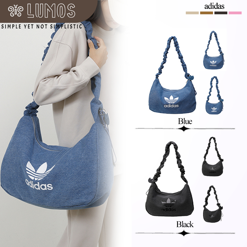 adidas gazelle silver green womens Adidas Originals Leather Festival Bag (Black)(GN4448) – Trilogy Merch PH main image 0