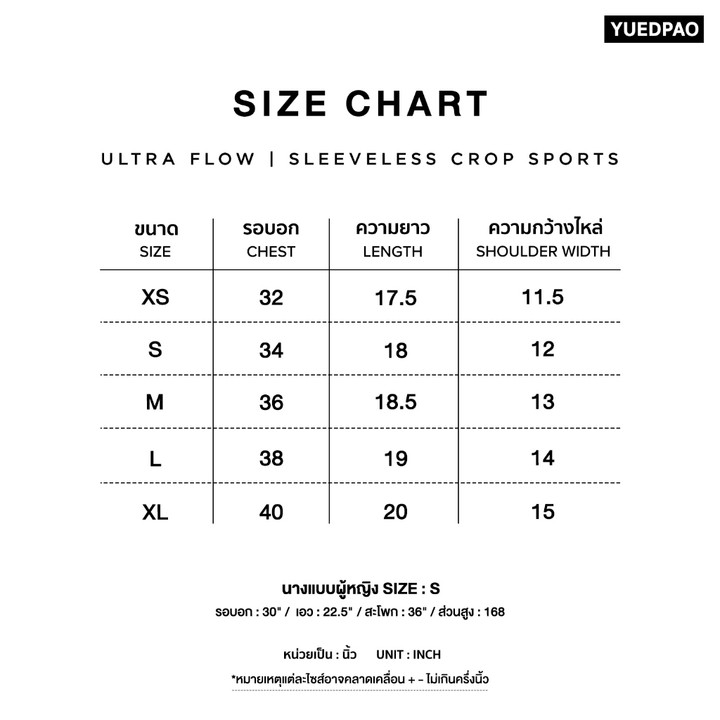Yuedpao Sportswear - Ultra Flow Sleeveless Crop เสื้อออกกำลังกายผู้หญิง ครอปแขนกุด (10 สี) — เสื้อผ้ากีฬาและเครื่องแต่งกาย แบรนด์ Yuedpao ของแท้ 100% เช็คราคาจาก Shopee Lazada thumbnail 2