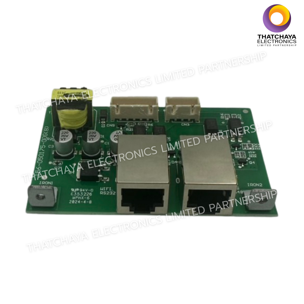 บอร์ดวงจรควบคุม PCB Board พร้อมพอร์ต LAN RS232 และ WiFi Module อะไหล่ ...