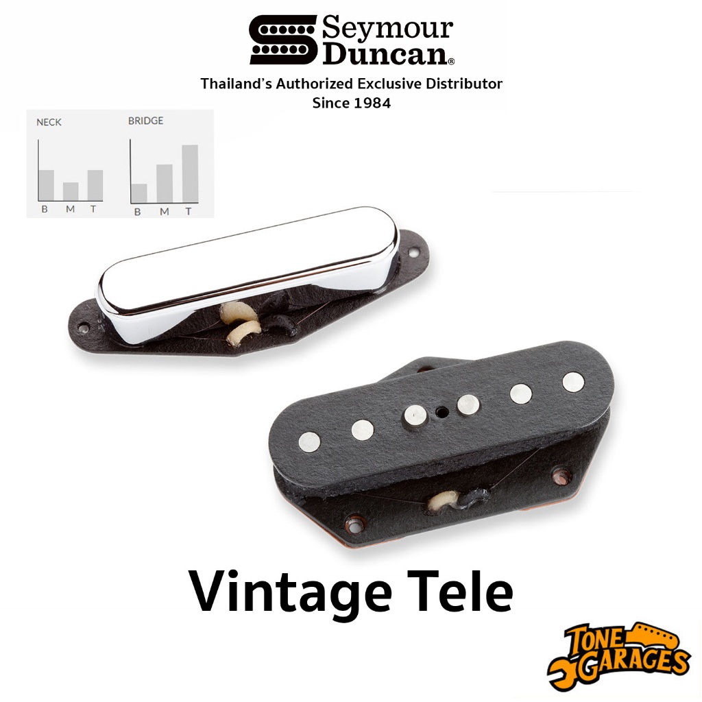 ギター SEYMOUR DUNCAN STR-1 Vintage Tele Neck Seymour Duncan STR-1 Vintage Neck Tele Single Coil Pickup - Chrome