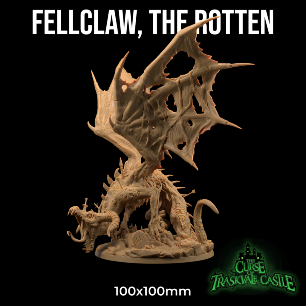 [The Curse of Traskvale Castle] - Fellclaw,The Rotten - โมเดลสำหรับ DnD ...